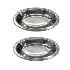 Travessa Funda em Aço Inox 23cm Baccani