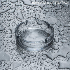 Cinzeiro em Vidro Safira 11cm Original