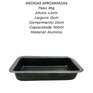 Forma de Pão Antiaderente N1 em Aluminio Erca Aluminios