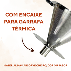 Coador em Aço Inox Reutilizavel - A Gourmet