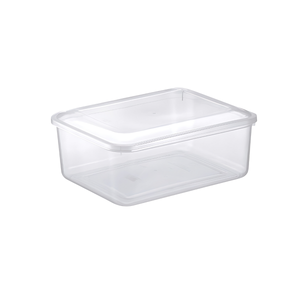 Pote Retangular G Transparente 1,3L - A Gourmet