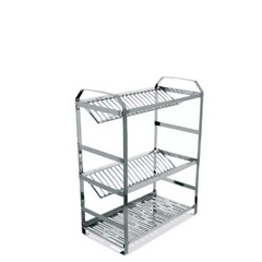 Escorredor Polido Montado de 40Pratos Dinox