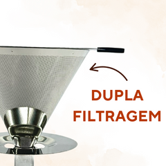 Coador em Aço Inox Reutilizavel - A Gourmet