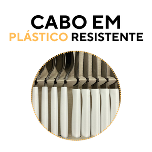 Conjunto 24 Peças Piemonte Branco A Gourmet
