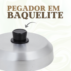 Abafador de Hamburguer 18cm Aluminio