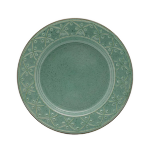 Prato Sobremesa Malaquita Cerâmica 20cm - A Gourmet