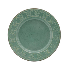 Prato Sobremesa Malaquita Cerâmica 20cm - A Gourmet