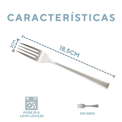 Garfo Peixe Aço Inox Mykonos