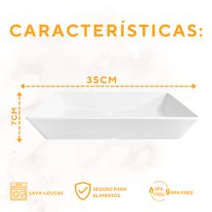 Saladeira Retangular Melamina