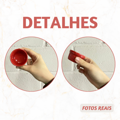 Ramekim Porcelana 40ml Vermelho