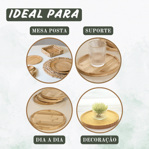 Prato Bambu PP 18cm - A Gourmet