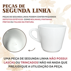 Xicara porcelana pires redondo pinus