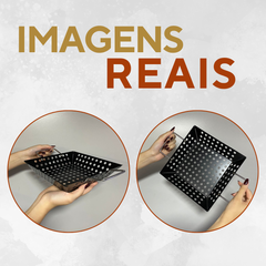 Assadeira Wok Quadrada Churrasco