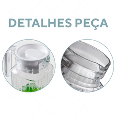 Jarra Vidro Rubi 1,1L