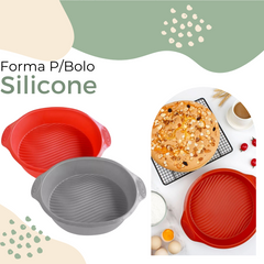 Forma Assadeira de Bolo em Silicone - A Gourmet
