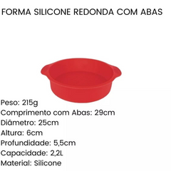 Forma Assadeira de Bolo em Silicone - A Gourmet