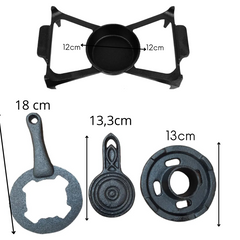 Rechaud de Ferro Fundido Liso Santana