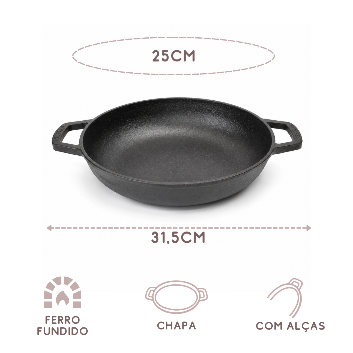 Rechaud Panela Frigideira Wok Fogareiro De Ferro Fundido