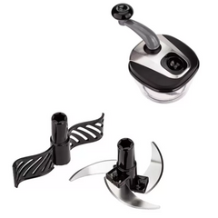 Processador Triturador De Alimentos C/ Manivela 3 Lâminas Weck