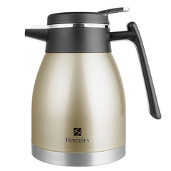 Garrafa Térmica Hércules Aço Inox Dourada 1,2L Hercules