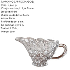 Molheira Dublin 140ml Vidro Lyor