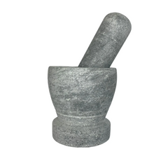 Pilão Socador em Pedra Sabão P Com Base Val Pedra Sabão