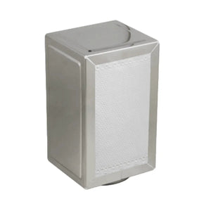 Porta Guardanapo TV em Aço Inox com 16 cm. Alissan