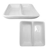 Porta Patê Molho C/ Divisão Porcelana BelaVista