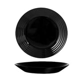 Prato Fundo Harena Black 23 cm Lyor