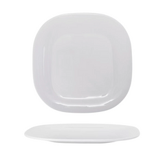 Prato quadrado raso Melamina Gourmet Mix