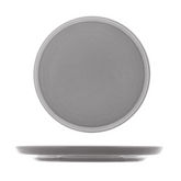 Prato raso 27cm Vadim Cinza Claro Wolff cerâmica elegante Rojemac