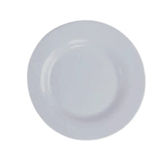 Prato Raso De Vidro Opalino Diwali Branco Lyor