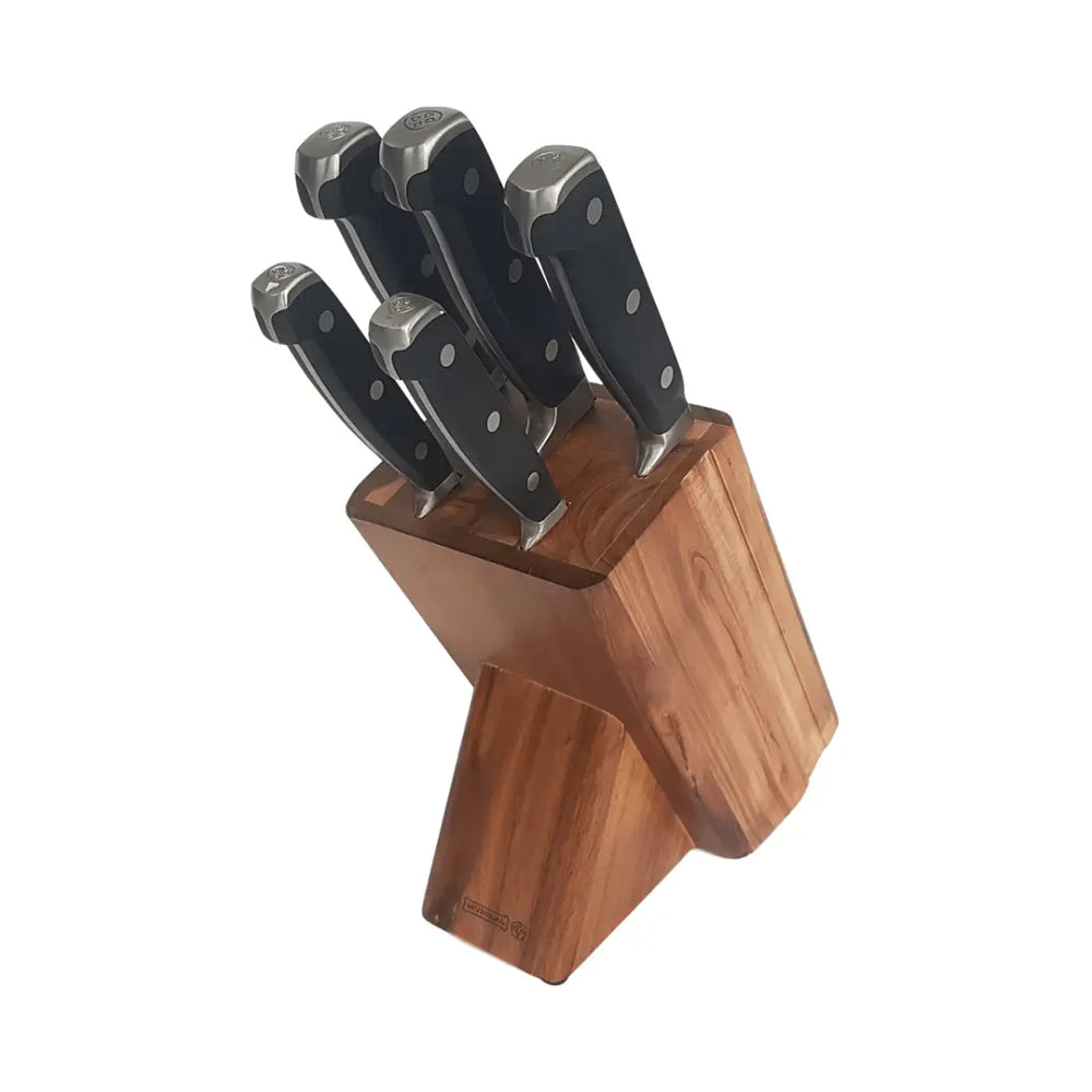 Jogo de Facas com Cepo Chef Kitchen 21,4 cm Hercules