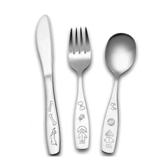 Jogo Talher Infantil Inox Hercules C/ Caixa Decorada Hercules