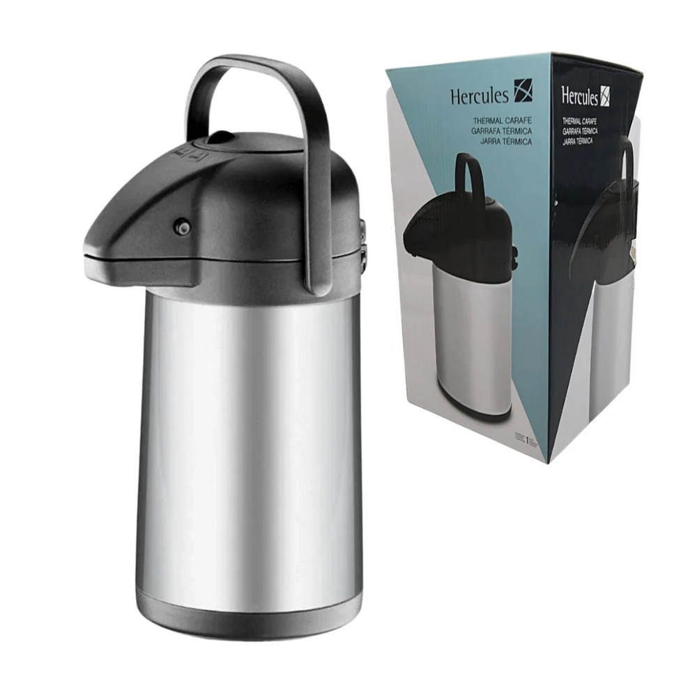 Garrafa Térmica Aço inox Hércules 1,9L Hercules