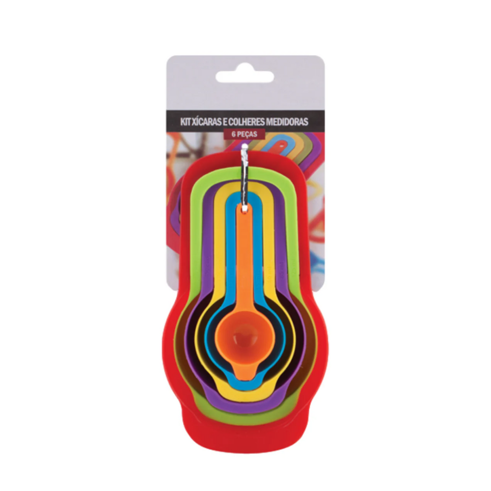 Kit 6 Colher Medição de Plástico unyhome