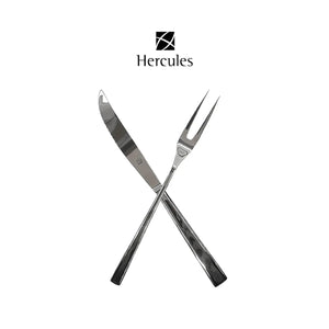 Kit Churrasco Mykonos Inox Faca Garfo Resistente Hercules