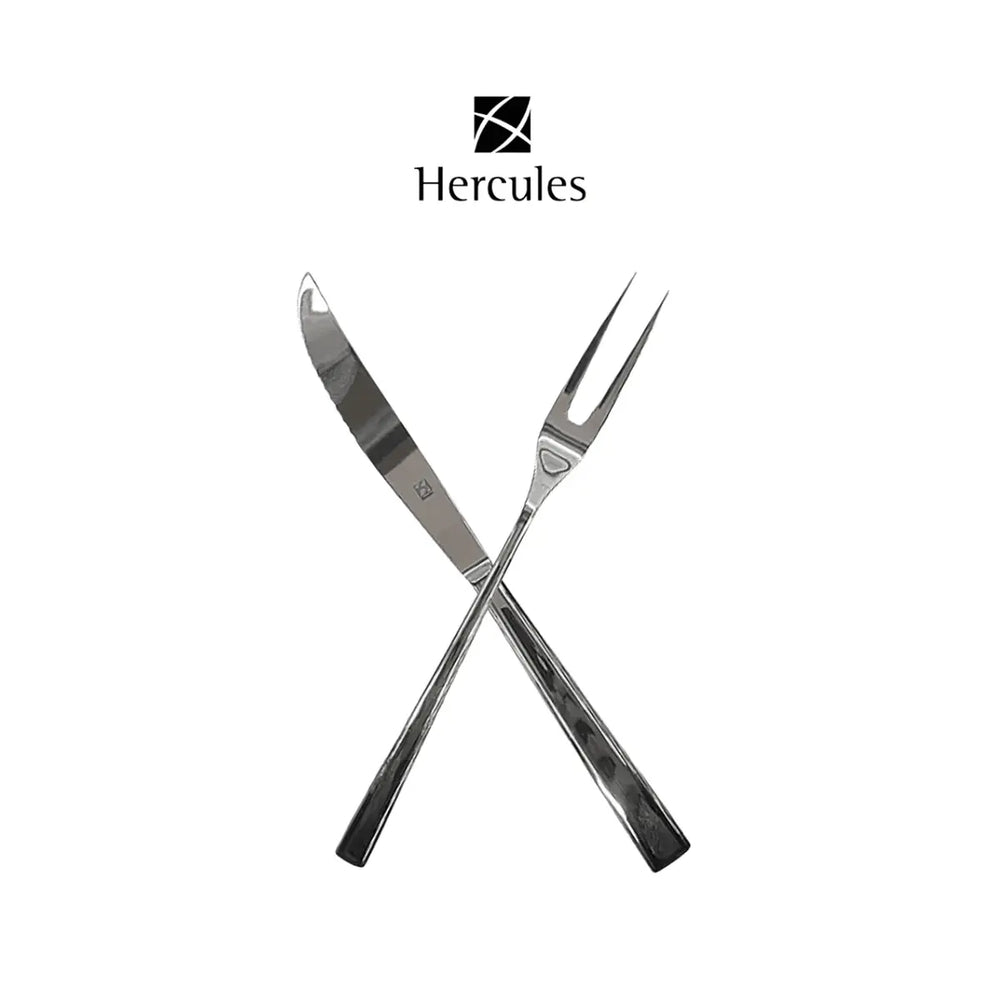Kit Churrasco Mykonos Inox Faca Garfo Resistente Hercules