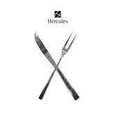 Kit Churrasco Mykonos Inox Faca Garfo Resistente Hercules