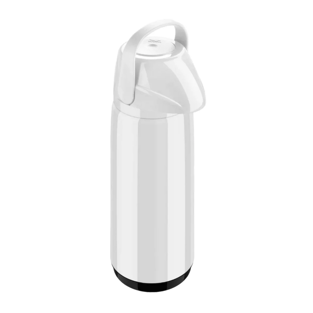 Garrafa Térmica Branca Air Pot PP Slim 1,8L Invicta