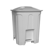 Lixeira Cesto C/ Pedal 15L Branco Jaguar