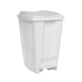 Lixeira com Pedal 20L Branca ou Cinza