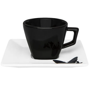 Xicara de Café 75ml Com Pires Quartier Tatto Oxford