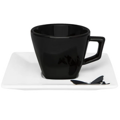 Xicara de Café 75ml Com Pires Quartier Tatto Oxford