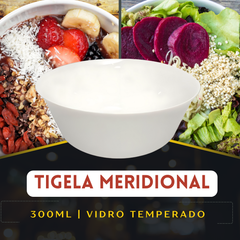 Tigela Redonda Meridional em Vidro Temperado 300ml - A Gourmet