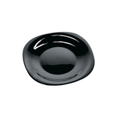 Prato Raso Quadrado Preto Oasis de Vidro Temperado - A Gourmet