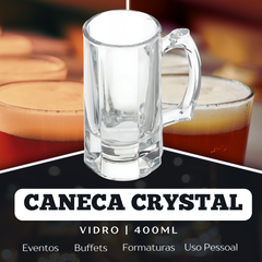 Caneca de Vidro Chopp 400ml - A Gourmet