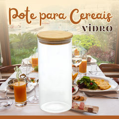 Pote C/ Tampa Bambu 1,4L - A Gourmet