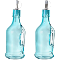 Galheteiro de Vidro Azul 200ml Etilux