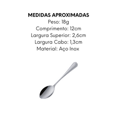 Colher de Café Premium de Aço Inox - A Gourmet